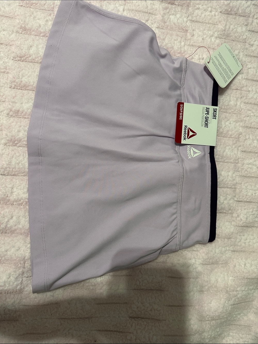 Reebok Lilac Athletic Skort with Logo
Girls small (6/6x) - Picture 2 of 5